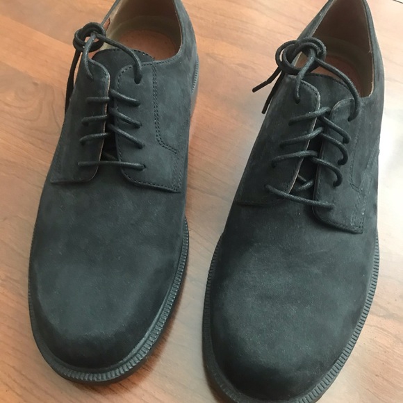 Men’s Black Casual Shoes Leather Uppers Size 9.5 - Picture 2 of 6